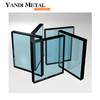 Muro cortina de vidrio industrial de construcción personalizado, ventanas y puertas aislantes de vidrio aislante