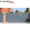 Venta al por mayor de fábrica, combinación 6063/6061/6060 T5, puerta de barandilla de aluminio, puerta de valla