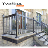 Barandillas clásicas simples de aleación de aluminio de acero galvanizado Barandillas de escaleras exteriores/interiores de hierro forjado