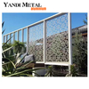 Pantalla exterior de metal cortada con láser Panel de pantalla de metal Valla decorativa de panel de jardín Pantalla de corte láser de aluminio