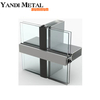 Sistema de vidrio montado en fachada de escaparate de vidrio, sistema de muro cortina de aluminio para escaparate de construcción