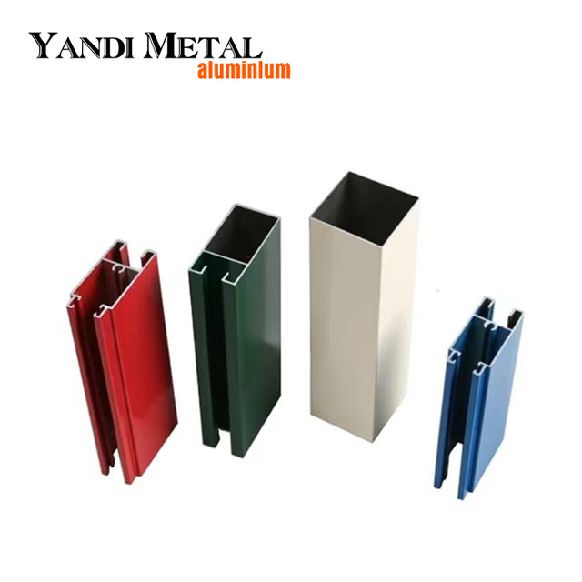 Suministro de fabricantes de perfiles extruidos de aluminio 6063 personalizados de aluminio Fram de alta calidad para puertas y ventanas.