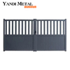 Puertas de privacidad de aluminio Yandi, puertas de acceso eléctricas automáticas, puertas corredizas de aluminio para jardín y patio