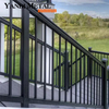 Las barandillas de cerca de aluminio de nuevo diseño están hechas a medida para balcones de aluminio y balcones de escaleras de cualquier tamaño.