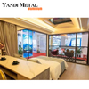 Ofertas de precios Vivienda transportable personalizada Estructura de acero prefabricada habitaciones modernas de cápsula espacial de hotel de lujo