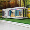 Cápsula espacial con sistema inteligente Cápsula para dormir de lujo Villa móvil prefabricada portátil insonorizada
