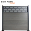 Valla decorativa de alta calidad para jardín, patio, casa, semi o total privacidad, impermeable, madera, plástico, suelo exterior, pavimentación