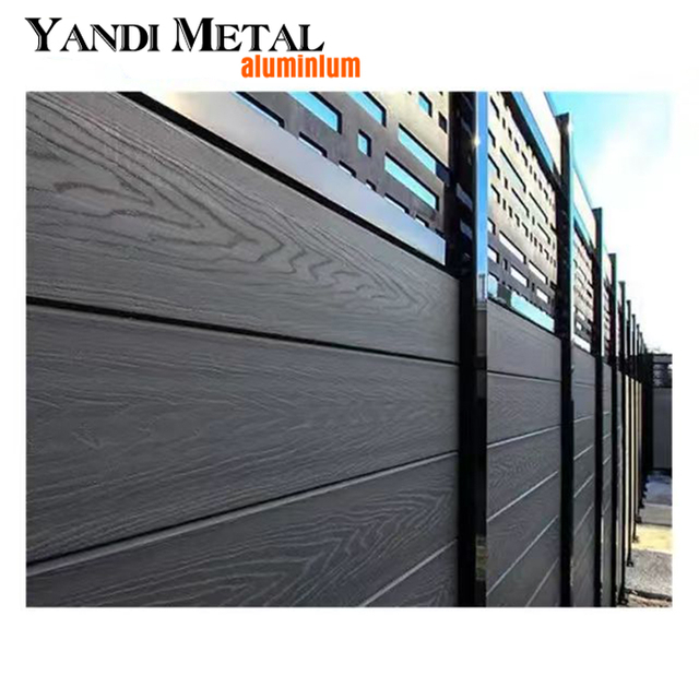 Valla decorativa de alta calidad para jardín, patio, casa, privacidad semi o total, revestimiento decorativo de madera y plástico para exteriores