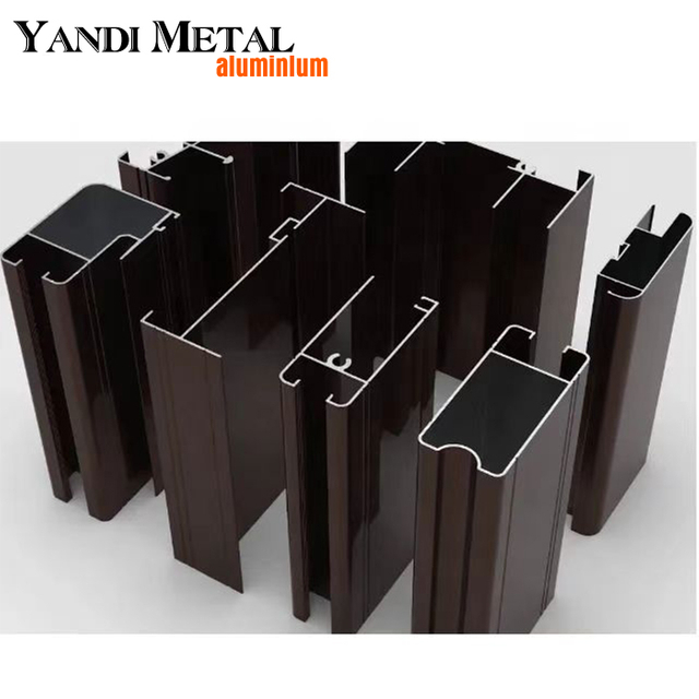 Fabricante de perfil extruido de aluminio personalizado 6063 T5 de Fram de gran venta con superficie anodizada