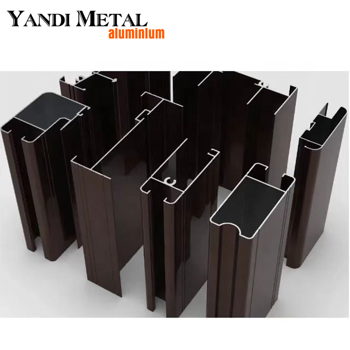 Fabricante de perfil extruido de aluminio personalizado 6063 T5 de Fram de gran venta con superficie anodizada