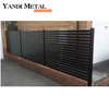 Valla de jardín de diseño moderno Valla de aluminio de privacidad barata El cliente diseña una valla decorativa de aluminio con recubrimiento en polvo
