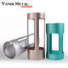 Aleación de aluminio de encargo Shell de Shell de la lámpara del metal de la sombra de la lámpara del CNC para la lámpara que acampa