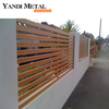 Yandi Aluminium Pop diseña vallas decorativas de aluminio y vallas decorativas de aluminio para jardín