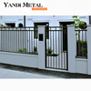 Fabricante de nuevos paneles de valla de aluminio de diseño moderno para vallas de aluminio de seguridad para jardín y patio trasero