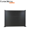 Nueva valla metálica de aluminio, valla de placa de aluminio de diseño moderno, valla de placa de aluminio de alta calidad