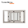 Yandi marca superior, bisagra de acero de aluminio de alta calidad, ventana corrediza de huracán de ahorro de energía de acero inoxidable