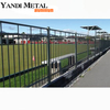 Valla de aluminio vendedora caliente valla de privacidad de metal barandilla de jardín valla de protección contra la corrosión valla de aluminio