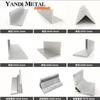 Soporte de sección de esquina en forma de L de aluminio extruido personalizado y servicios de procesamiento de doblado, soldadura y punzonado de moldes existentes