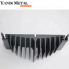 Perfiles industriales del disipador de calor de extrusión de aluminio al6063 t5 fabricante de aletas de enfriamiento, disipador de calor con aletas de aluminio OEM