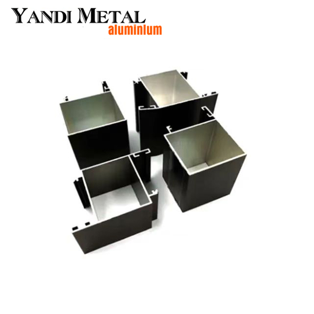 Indonesia comercializa nuevos perfiles de marcos de puertas y ventanas de aluminio Perfiles de aluminio con recubrimiento en polvo de alta calidad