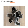 Perfiles extruidos de aluminio con recubrimiento en polvo personalizados de Yandi Aluminium