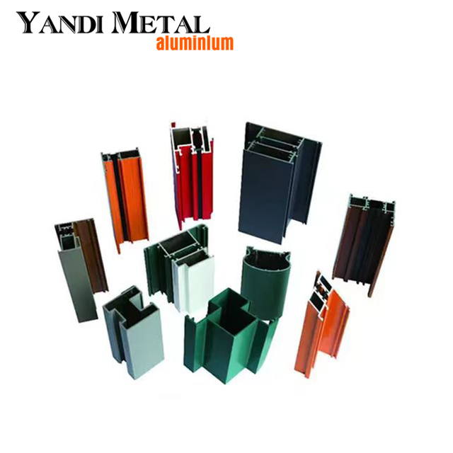 Materiales de construcción extruidos, puertas y ventanas, perfiles de aluminio, fabricantes de Shandong.