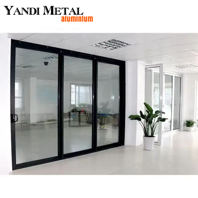 Nuevo diseño moderno de entrada principal de aluminio a medida para casas europeas
