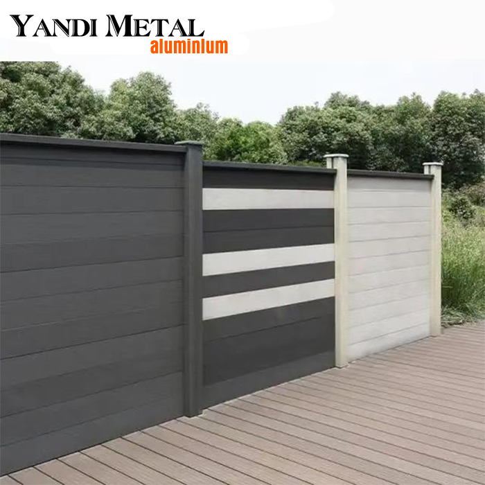 Valla decorativa de alta calidad para jardín, patio, casa, semi o total privacidad, impermeable, madera, plástico, suelo exterior, pavimentación