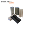 Precio marco de la más alta calidad perfil de aluminio extruido personalizado 6063 T5 material anodizado perfil de aluminio