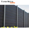 Valla de jardín privado de aluminio decorada