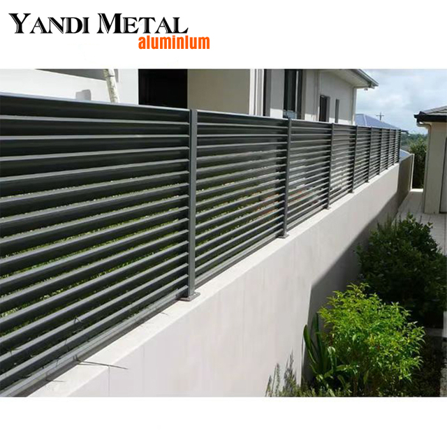 Fabricantes de paneles de valla de aluminio para jardín de nuevo diseño, paneles de valla de metal baratos de aluminio