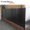 Valla de listones de diseño de fábrica de aleación de aluminio