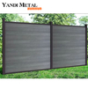 Valla de listones de aluminio vertical para jardín, valla de listones embellecedora para exteriores, pantalla de panel de valla de listones de aluminio de privacidad Horizontal