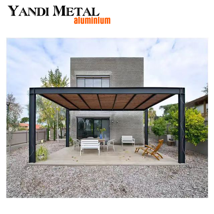 Los obturadores al aire libre de aluminio vendedores calientes del tejado de la pérgola de la sombra de la nueva pérgola impermeabilizan a prueba de agua