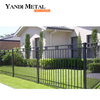 Fabricante de nuevos paneles de valla de aluminio de diseño moderno para vallas de aluminio de seguridad para jardín y patio trasero