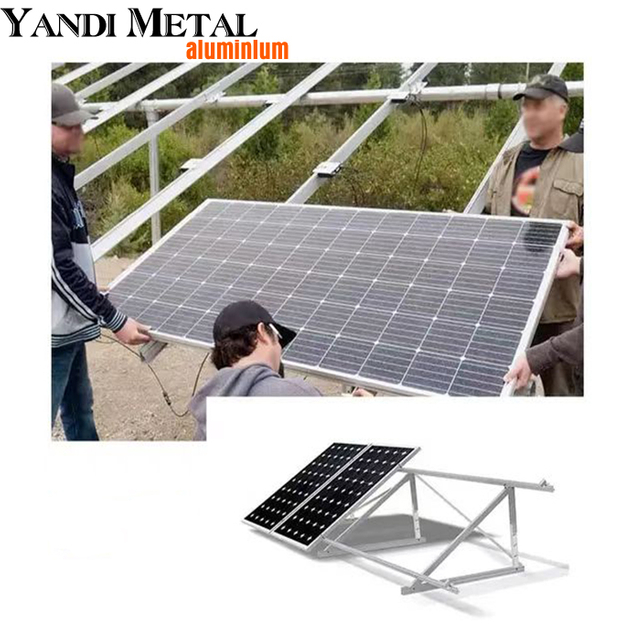 Perfil de aluminio personalizado del panel solar de la protuberancia del marco del panel solar de aluminio del OEM