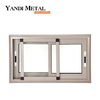 Yandi marca superior, bisagra de acero de aluminio de alta calidad, ventana corrediza de huracán de ahorro de energía de acero inoxidable