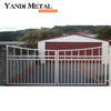 Puerta de valla soldada de aluminio y metal para exteriores, puerta de aluminio para entrada exterior de seguridad con pintura en polvo para el hogar y Villa