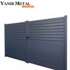 Venta al por mayor de fábrica, combinación 6063/6061/6060 T5, puerta de barandilla de aluminio, puerta de valla