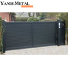 Venta al por mayor de fábrica, combinación 6063/6061/6060 T5, puerta de barandilla de aluminio, puerta de valla