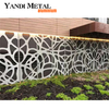 Pantalla de metal cortada con láser para decoración de exteriores, pared de flores, arte decorativo, pantalla de habitación con placa de acero Colton, pantalla decorativa de metal cortada con láser