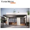 Venta de calidad, función impermeable, jardín, pérgola de aluminio, sistema de pérgola, techo de rejilla impermeable