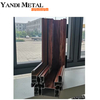 Sistema de vidrio montado en fachada de escaparate de vidrio, sistema de muro cortina de aluminio para escaparate de construcción