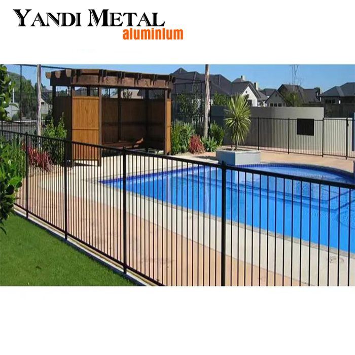 Nueva valla de placa de aluminio, valla de jardín, valla exterior, calidad duradera
