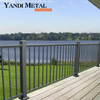 Las barandillas de cerca de aluminio de nuevo diseño están hechas a medida para balcones de aluminio y balcones de escaleras de cualquier tamaño.