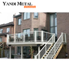 Barandillas de aluminio para escaleras de diseño moderno Barandillas de escaleras de cubierta de aluminio Accesorios Barandillas y barandillas para balcones