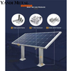 Perfiles de ángulo de soporte con recubrimiento en polvo Módulo fotovoltaico 6005 Proveedor de marco de panel solar de aluminio con corte, doblado y punzonado
