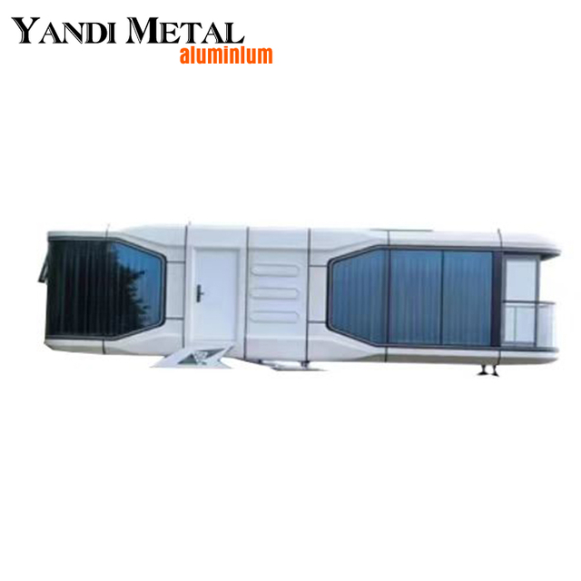Ofertas de precios Vivienda transportable personalizada Estructura de acero prefabricada habitaciones modernas de cápsula espacial de hotel de lujo