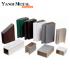 Compre 6061 6063 Venta caliente de perfiles extruidos de aluminio anodizado con marco personalizado del fabricante Yandi