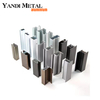 Suministro de superficie anodizada de perfil extruido de aluminio personalizado 6061 6063 de Fram de alta calidad